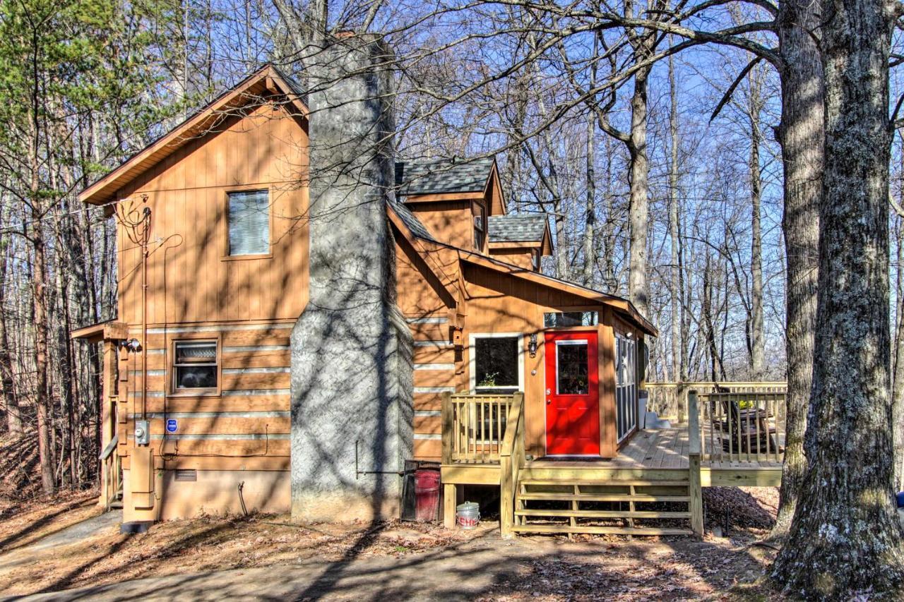 Panoramic-View Gatlinburg Cabin With Private Hot Tub Exteriör bild